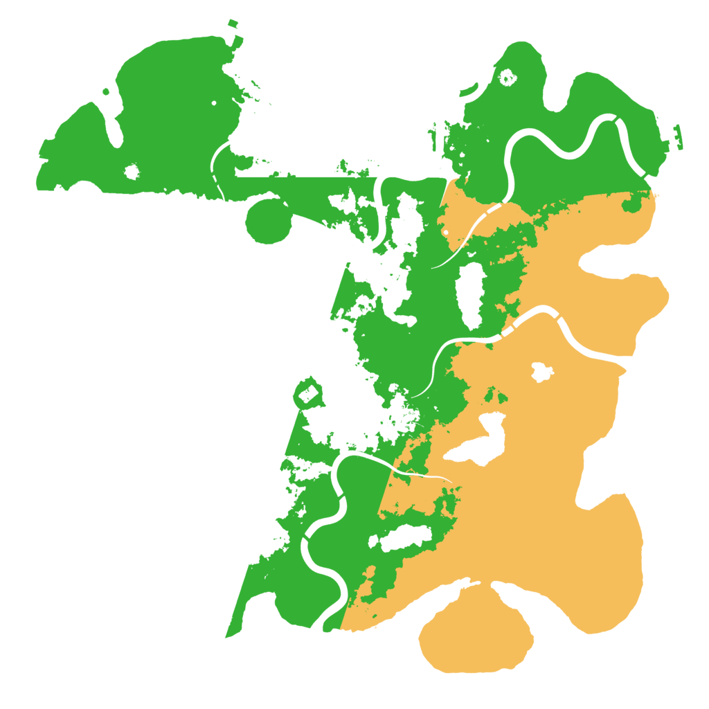 Biome Rust Map: Procedural Map, Size: 4250, Seed: 500977851