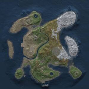 Thumbnail Rust Map: Procedural Map, Size: 2375, Seed: 68, 6 Monuments