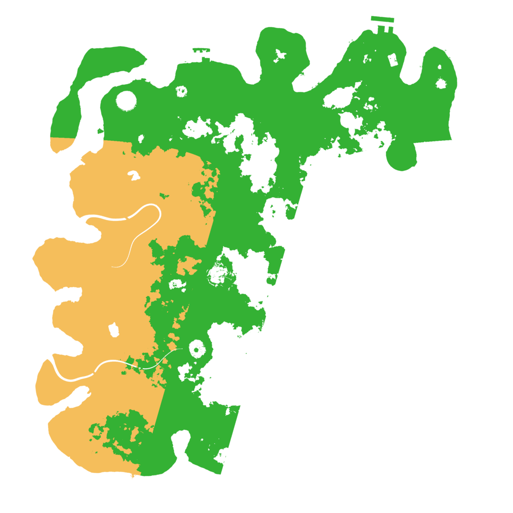 Biome Rust Map: Procedural Map, Size: 4500, Seed: 2011403689