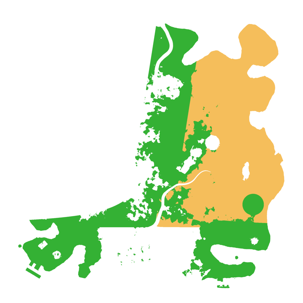 Biome Rust Map: Procedural Map, Size: 3750, Seed: 2091527757