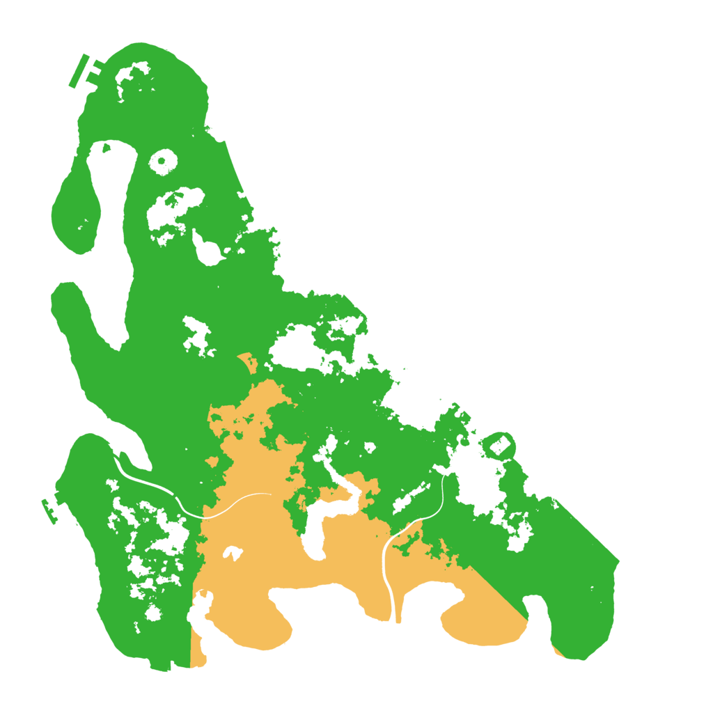 Biome Rust Map: Procedural Map, Size: 4050, Seed: 2106919631