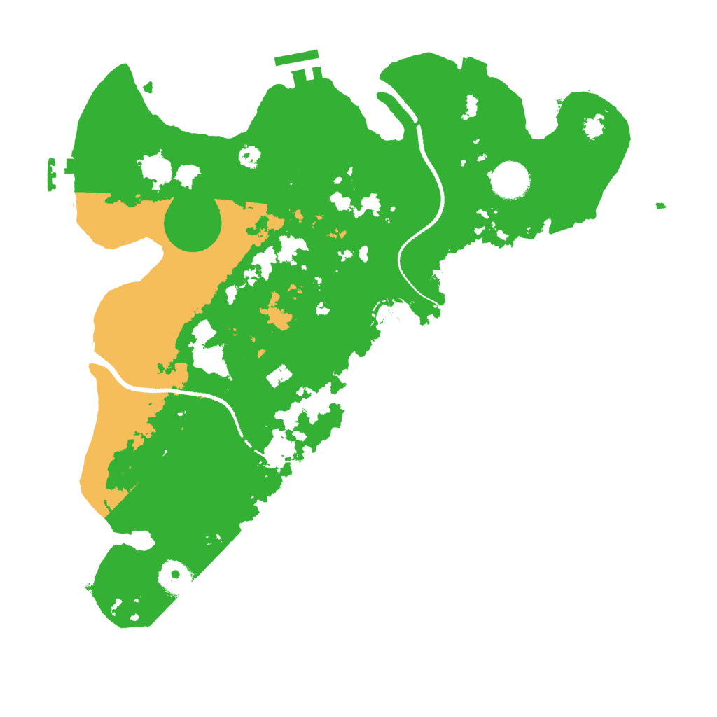 Biome Rust Map: Procedural Map, Size: 3300, Seed: 153374336