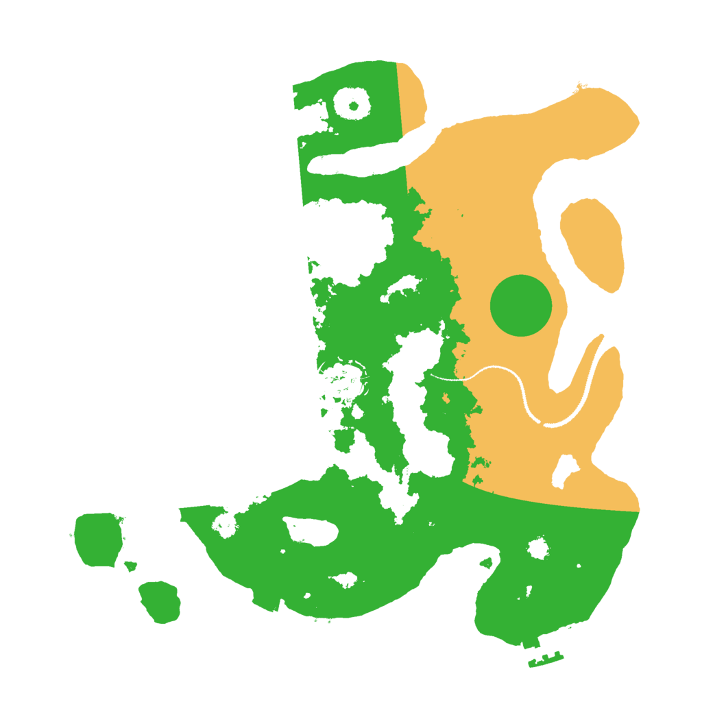 Biome Rust Map: Procedural Map, Size: 3000, Seed: 65169