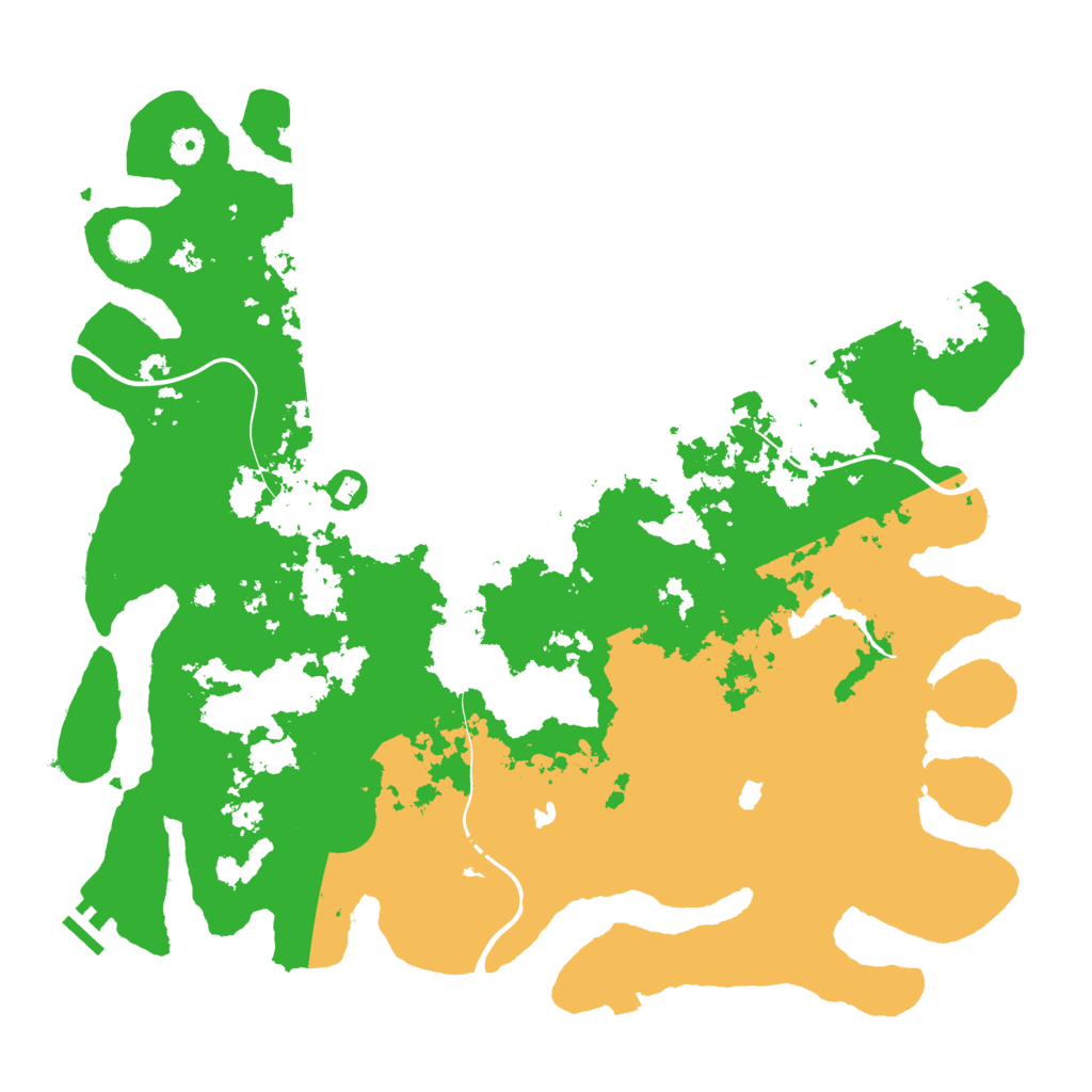 Biome Rust Map: Procedural Map, Size: 4500, Seed: 601853472