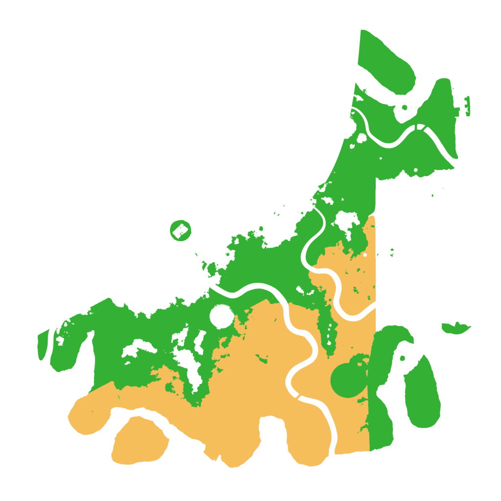 Biome Rust Map: Procedural Map, Size: 3800, Seed: 936403414
