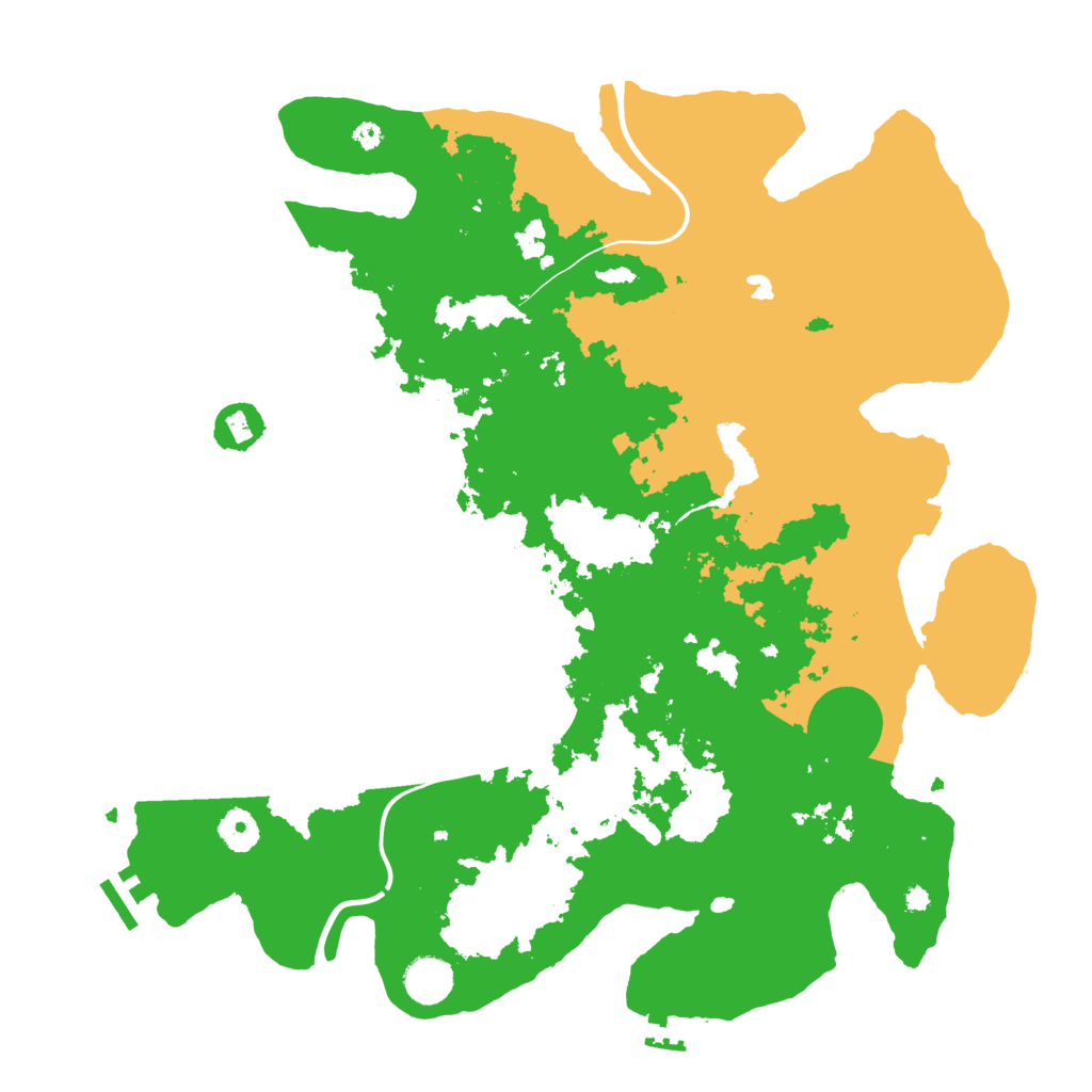 Biome Rust Map: Procedural Map, Size: 4000, Seed: 952460349