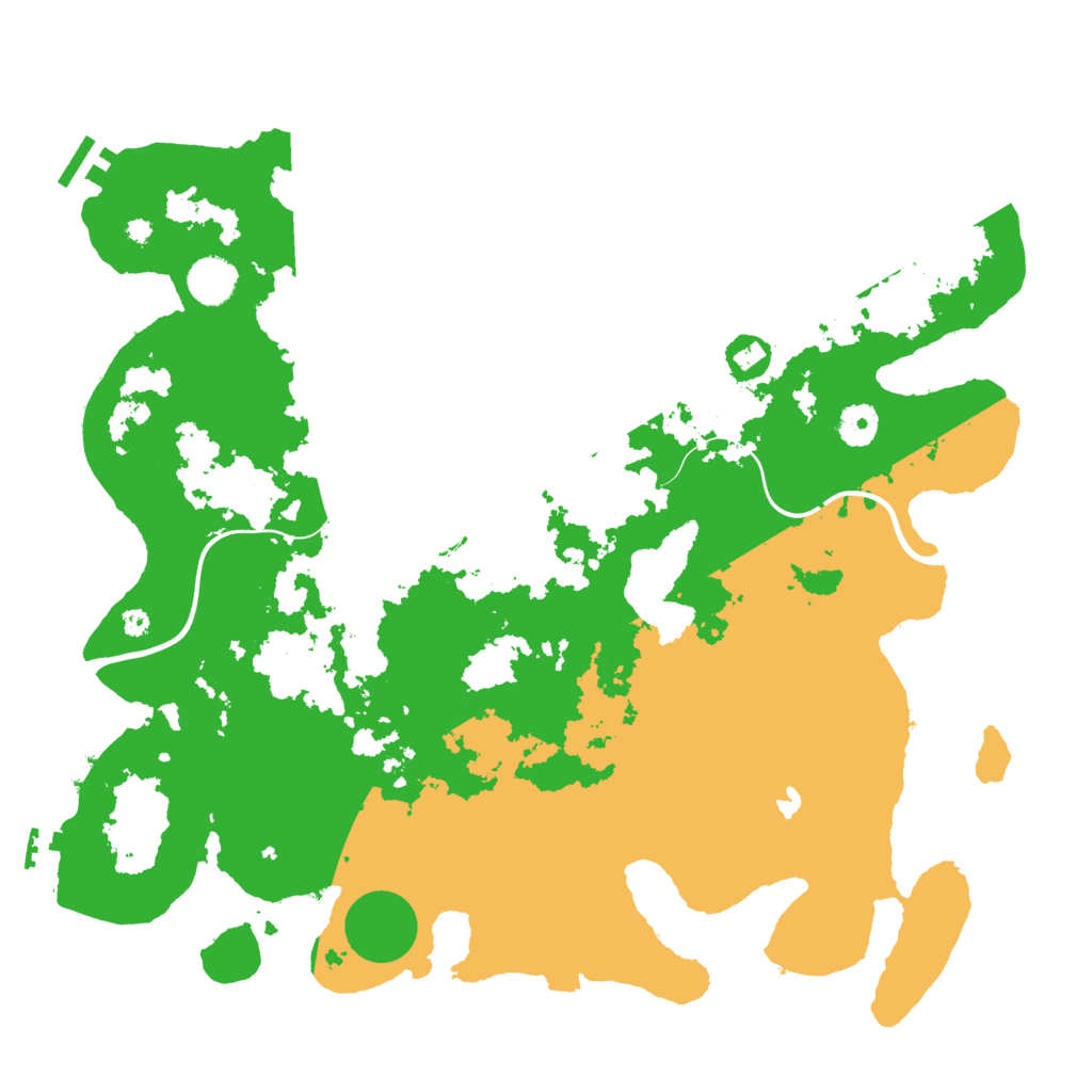 Biome Rust Map: Procedural Map, Size: 4000, Seed: 1151083542