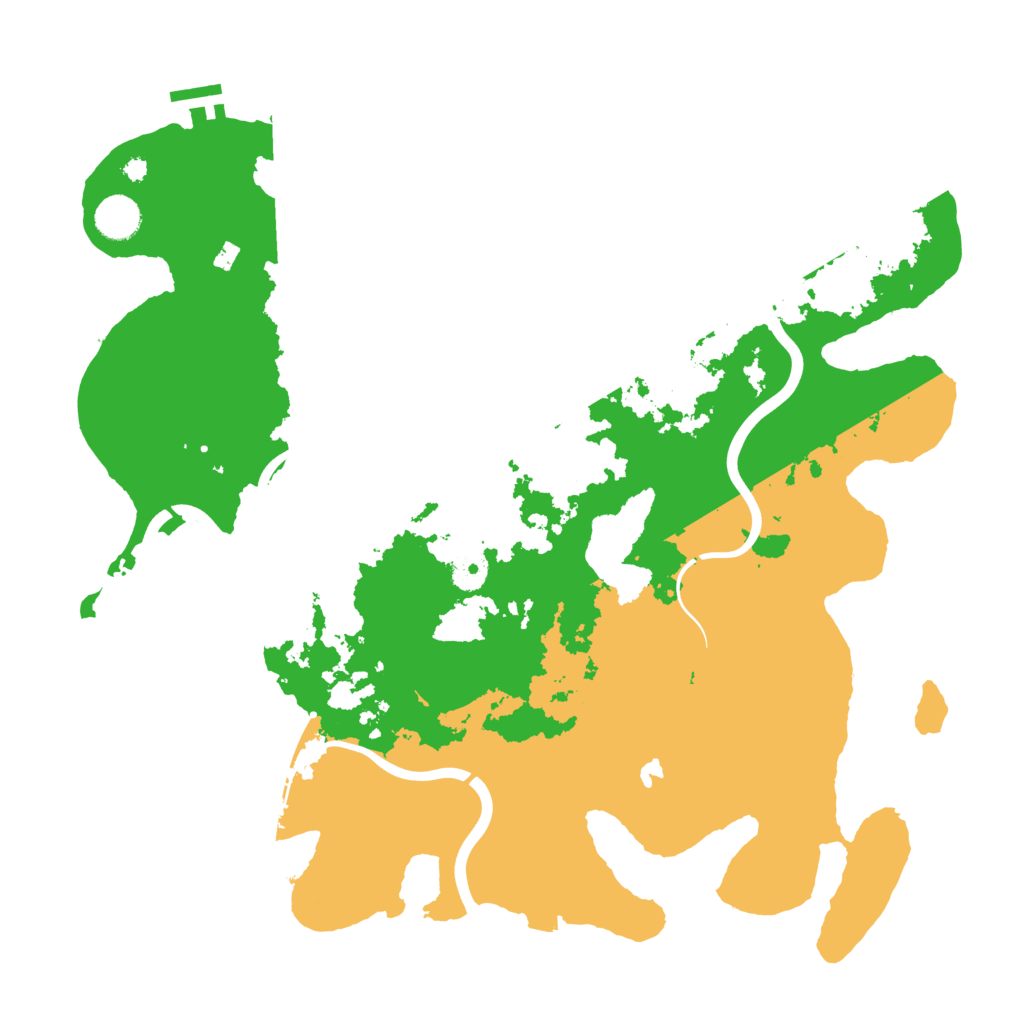 Biome Rust Map: Procedural Map, Size: 4000, Seed: 1151083542