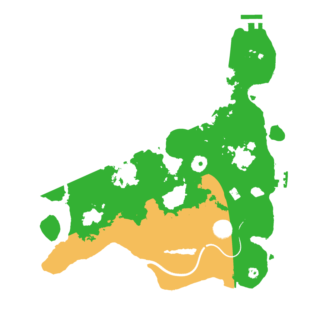 Biome Rust Map: Procedural Map, Size: 3000, Seed: 1072221872