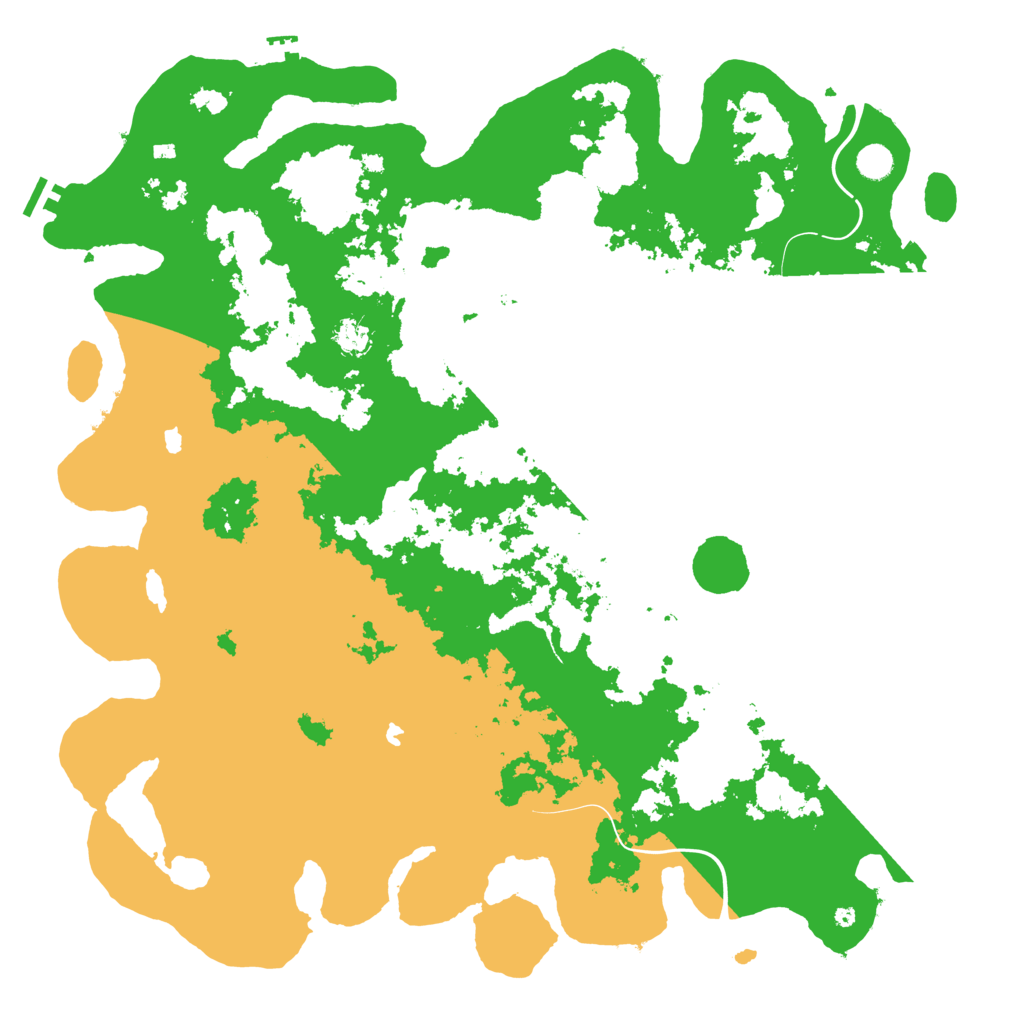 Biome Rust Map: Procedural Map, Size: 5000, Seed: 262346401