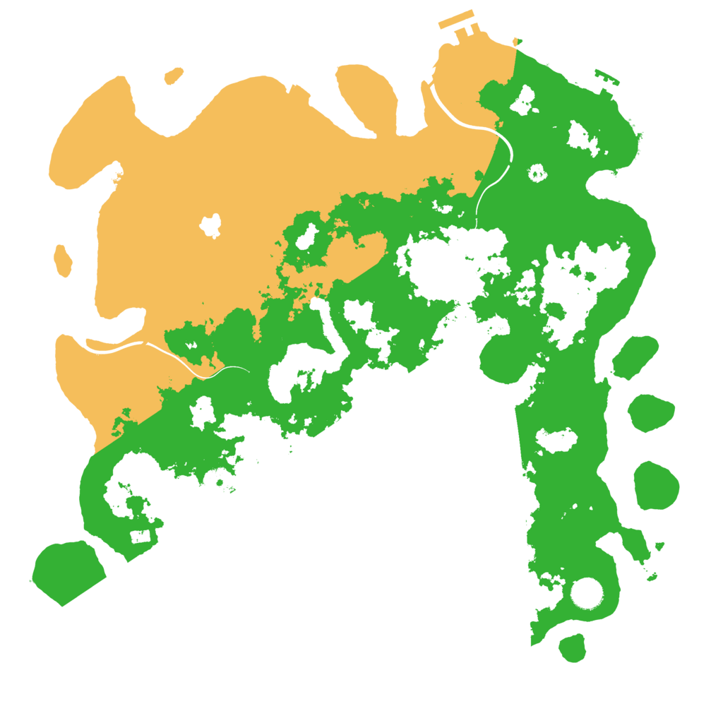 Biome Rust Map: Procedural Map, Size: 4000, Seed: 52728035