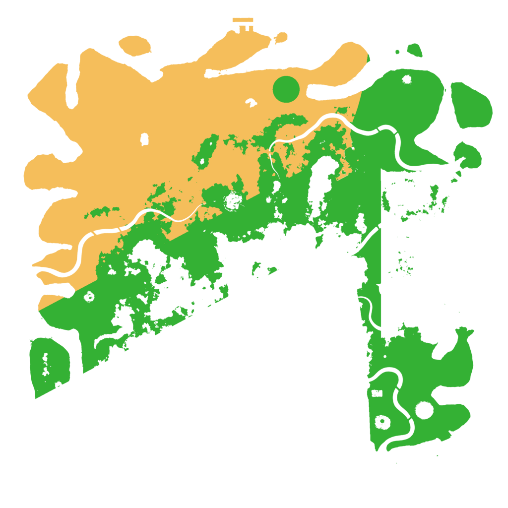 Biome Rust Map: Procedural Map, Size: 5000, Seed: 480597