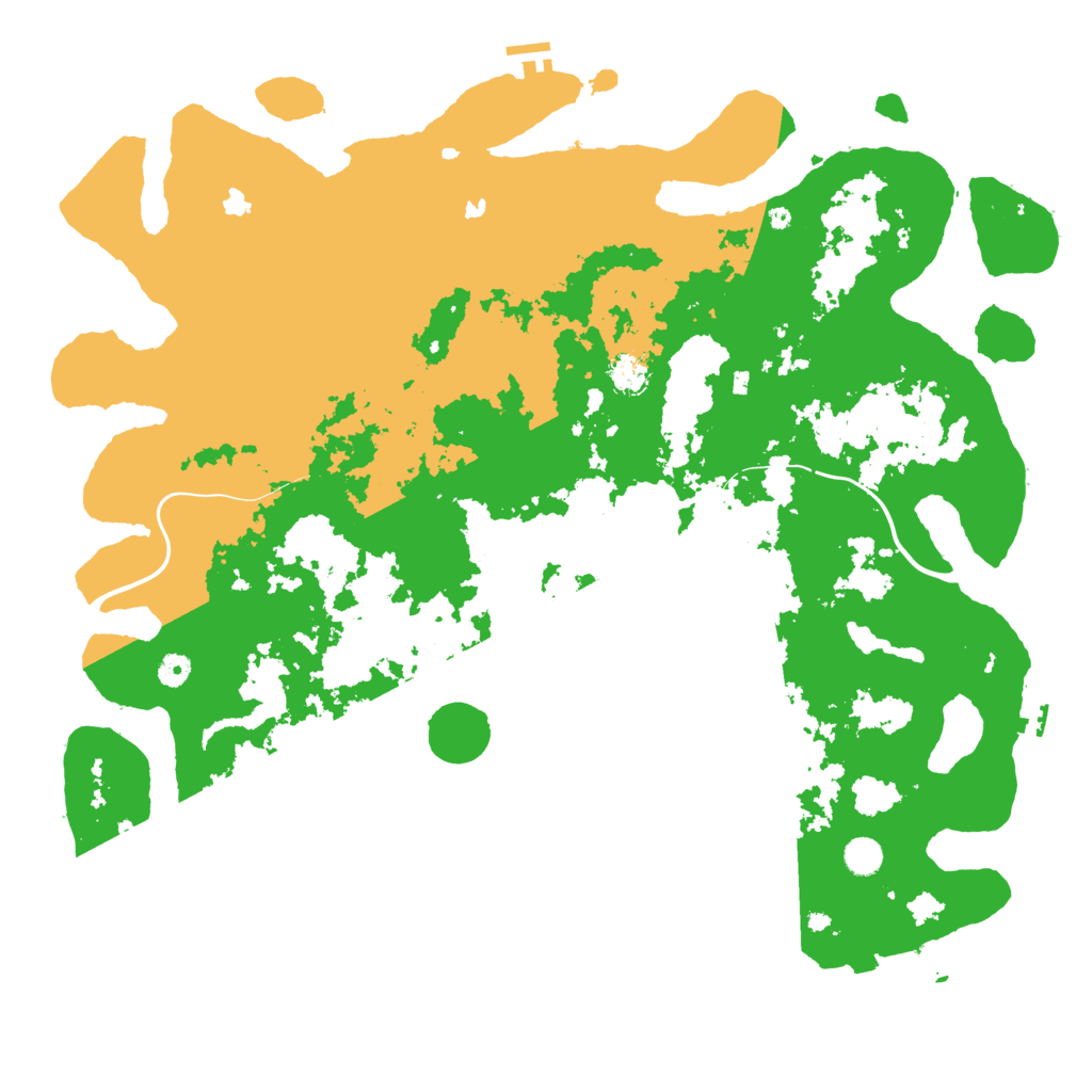 Biome Rust Map: Procedural Map, Size: 5000, Seed: 480597