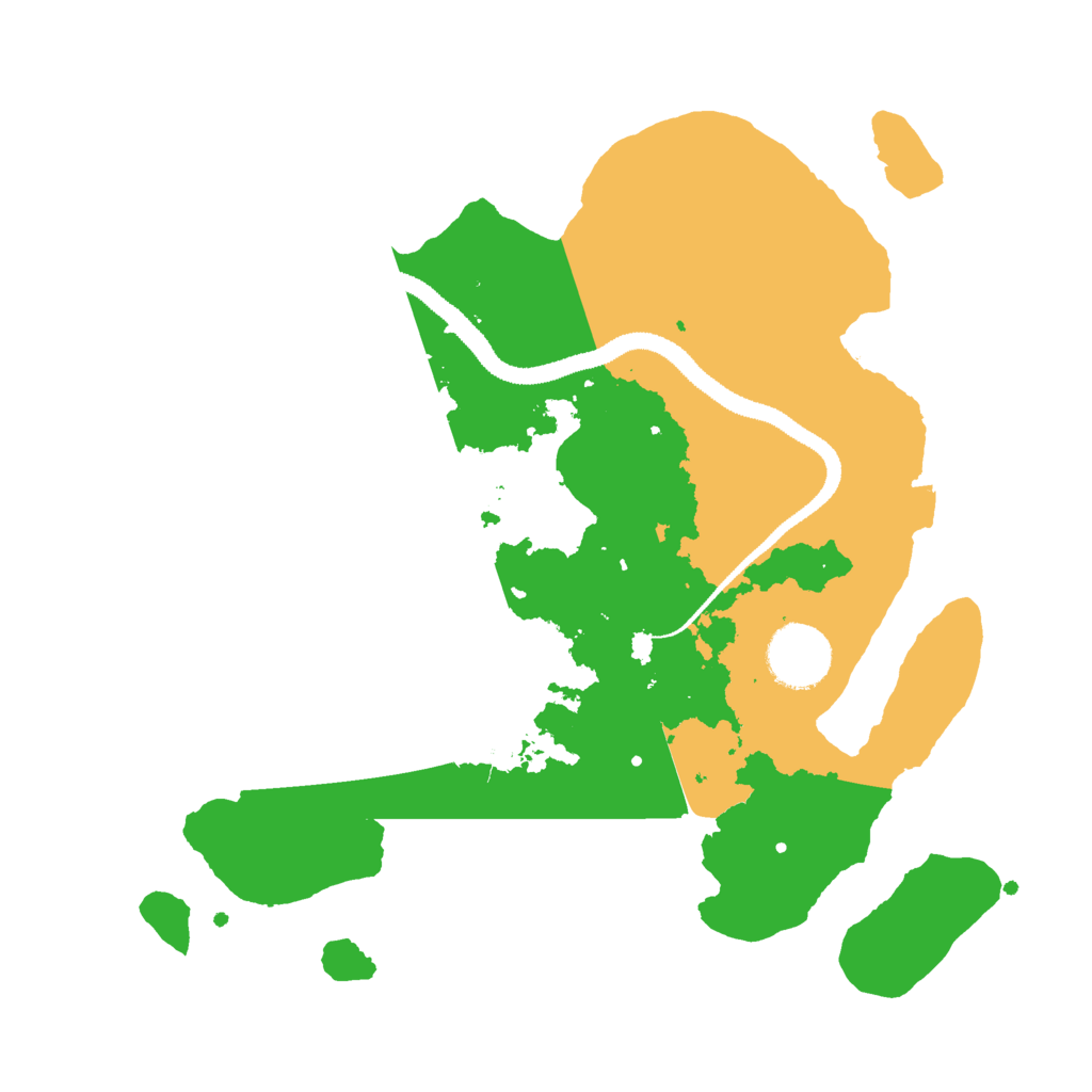 Biome Rust Map: Procedural Map, Size: 3000, Seed: 31573