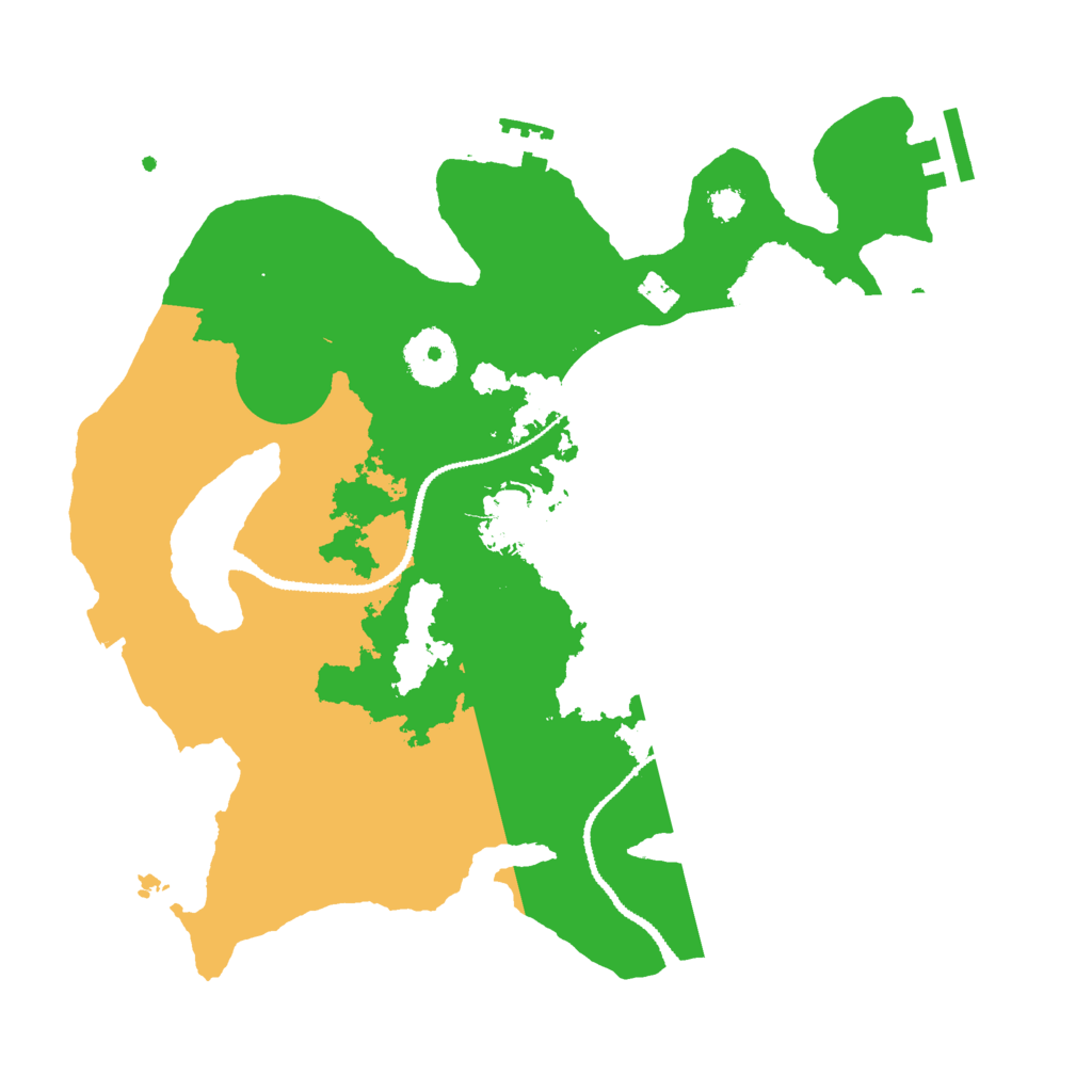 Biome Rust Map: Procedural Map, Size: 3000, Seed: 6391720