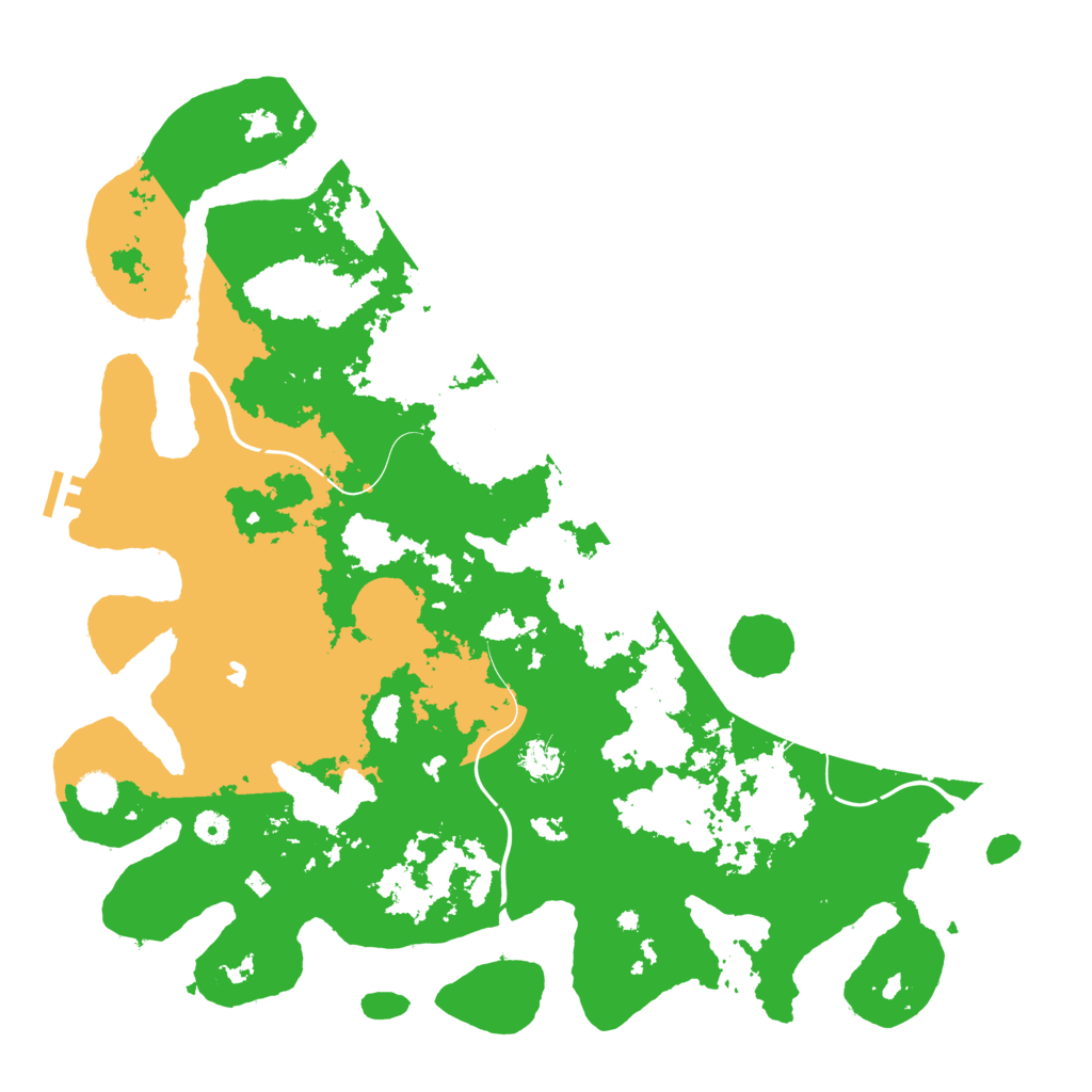 Biome Rust Map: Procedural Map, Size: 4750, Seed: 542778509