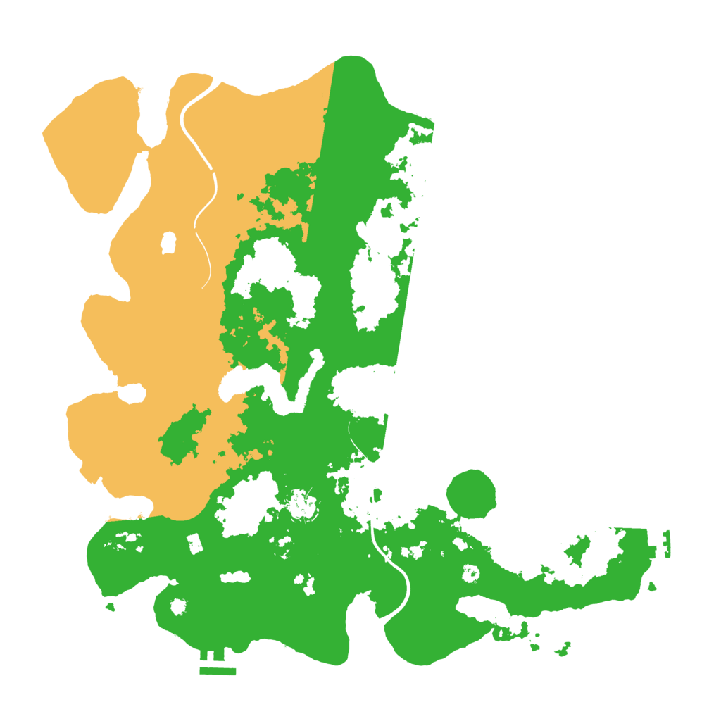 Biome Rust Map: Procedural Map, Size: 4000, Seed: 11520