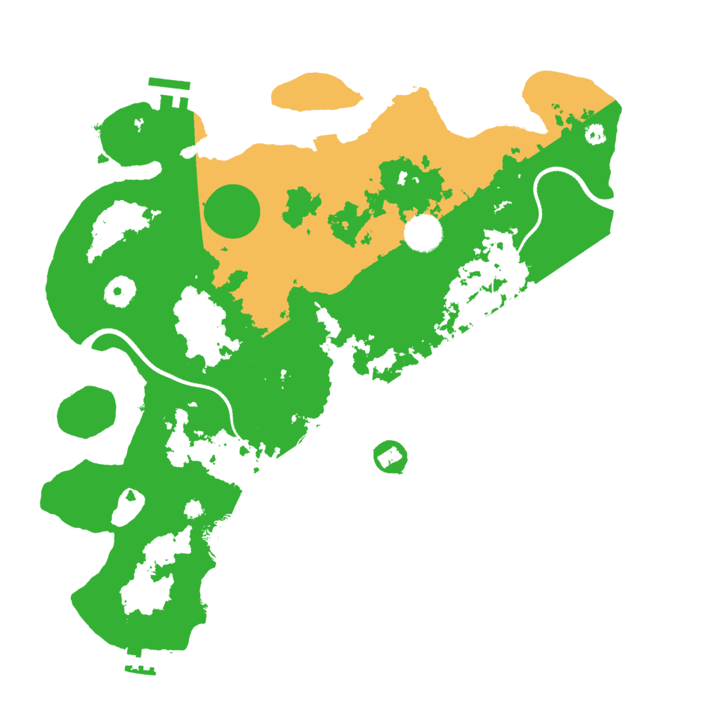 Biome Rust Map: Procedural Map, Size: 3500, Seed: 1570313421