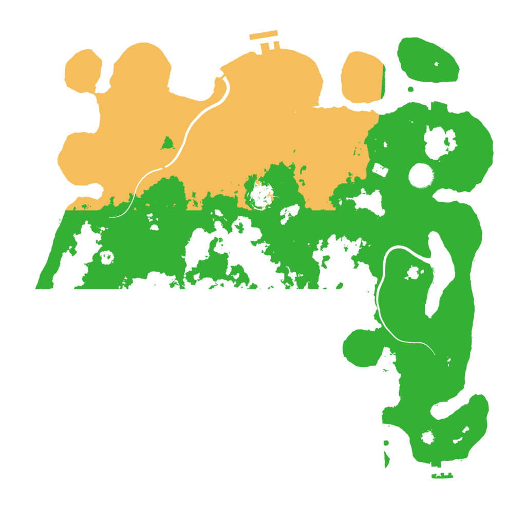 Biome Rust Map: Procedural Map, Size: 3750, Seed: 55234745