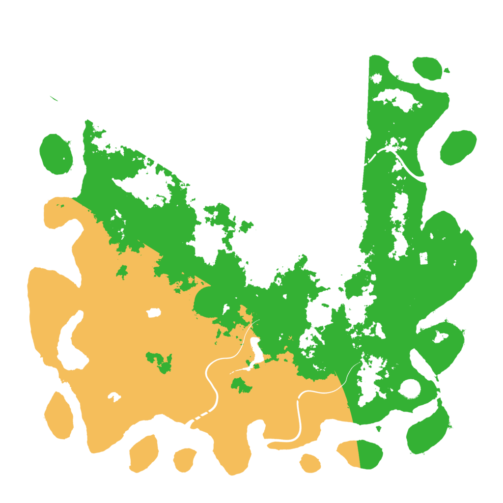 Biome Rust Map: Procedural Map, Size: 4500, Seed: 314578243