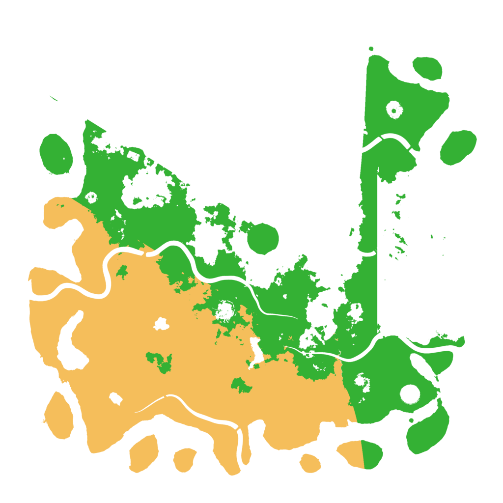 Biome Rust Map: Procedural Map, Size: 4500, Seed: 314578243
