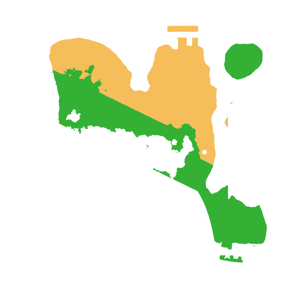Biome Rust Map: Procedural Map, Size: 2000, Seed: 75757