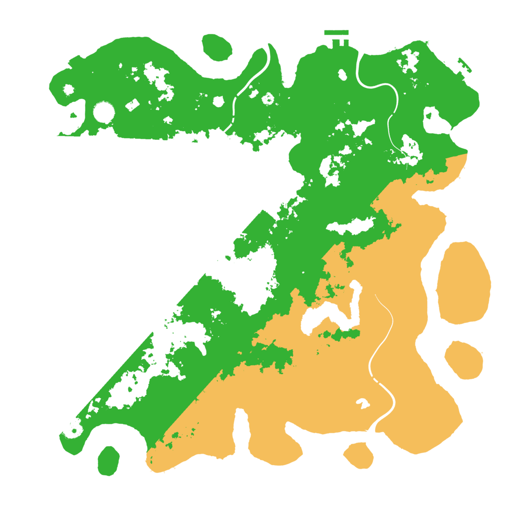 Biome Rust Map: Procedural Map, Size: 4250, Seed: 1172829671