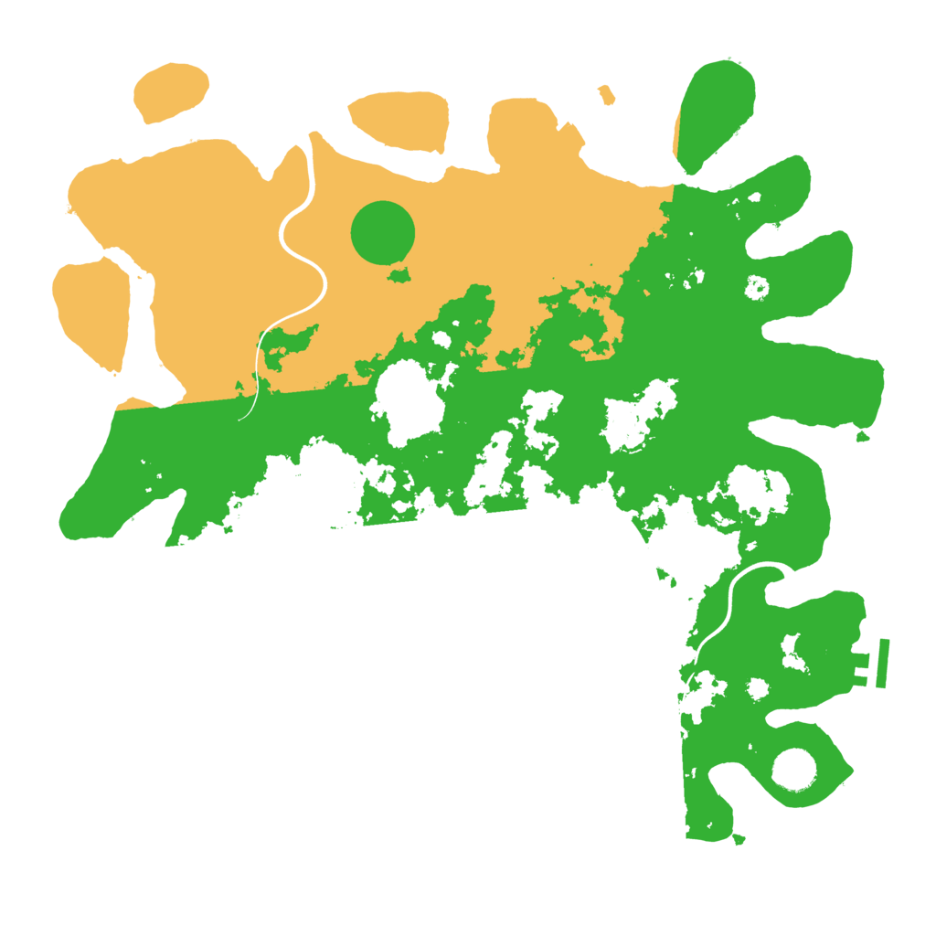 Biome Rust Map: Procedural Map, Size: 3850, Seed: 1767998750