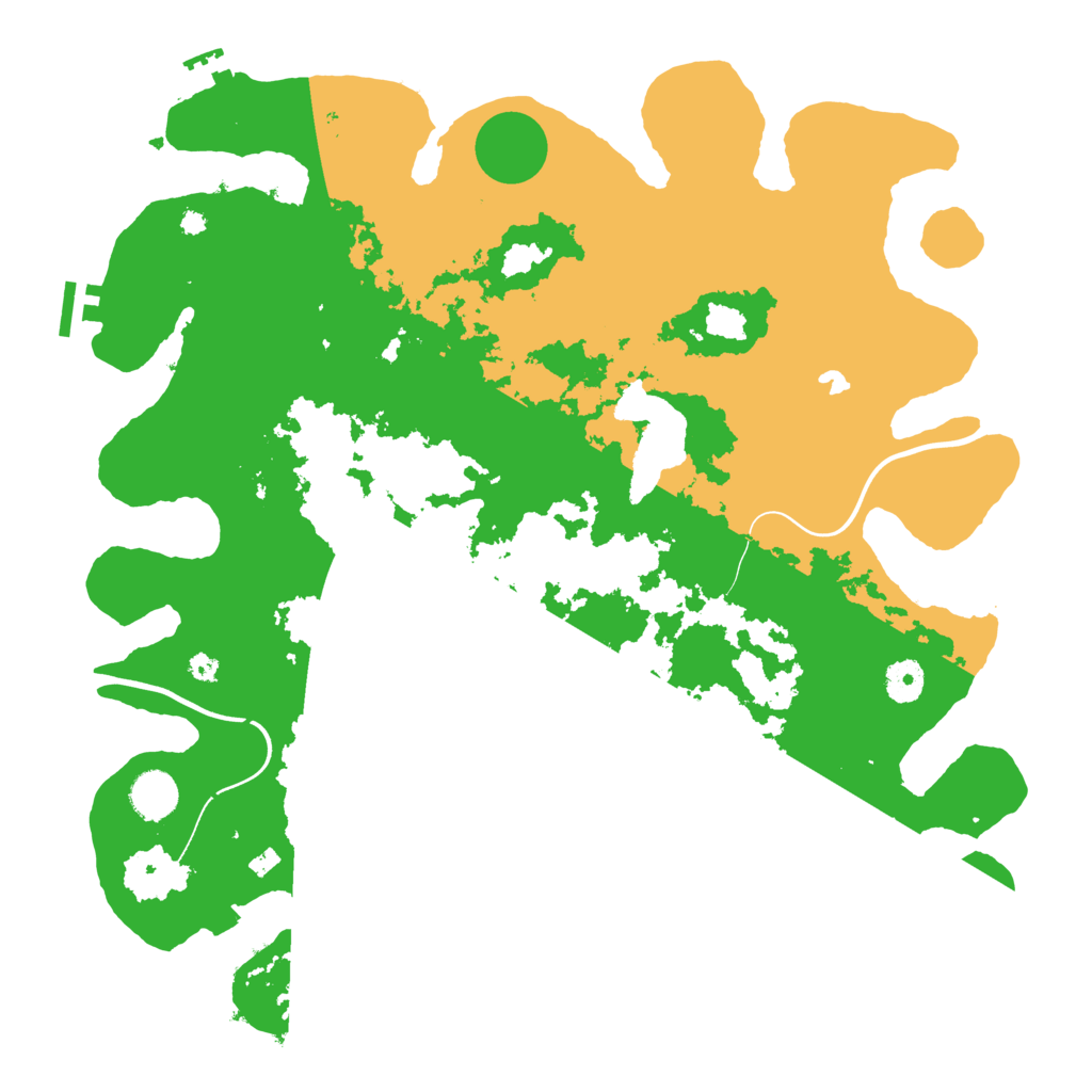 Biome Rust Map: Procedural Map, Size: 4000, Seed: 1029095485