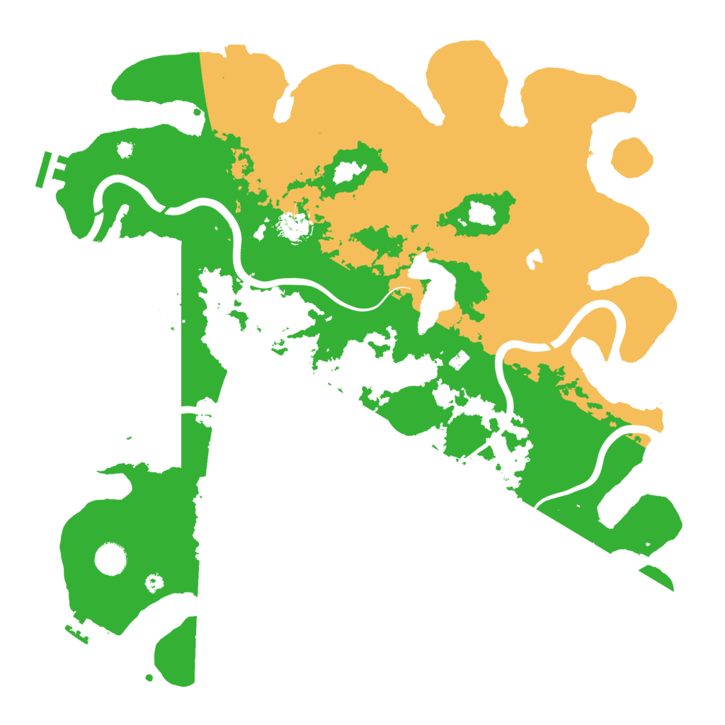 Biome Rust Map: Procedural Map, Size: 4000, Seed: 1029095485