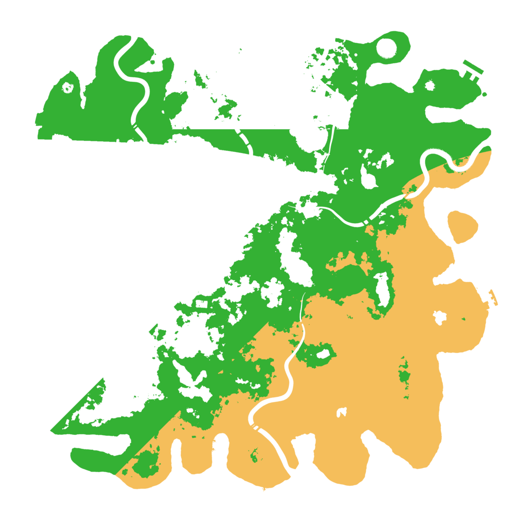 Biome Rust Map: Procedural Map, Size: 4700, Seed: 1354