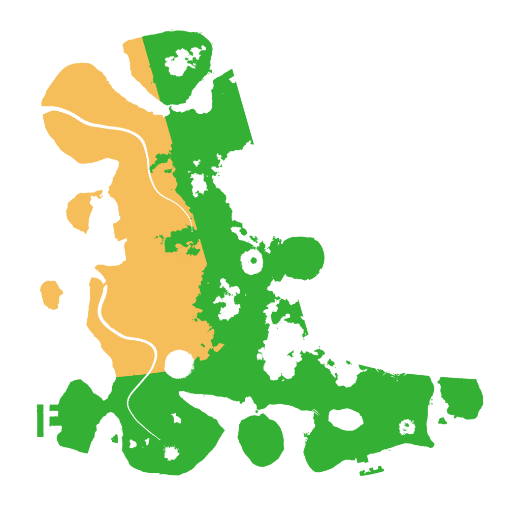 Biome Rust Map: Procedural Map, Size: 3250, Seed: 416111950