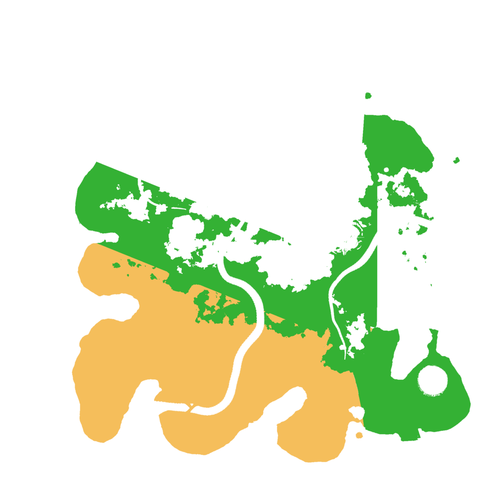 Biome Rust Map: Procedural Map, Size: 3000, Seed: 1275762310