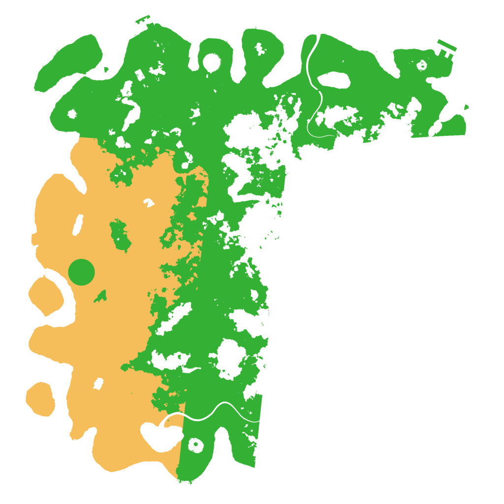 Biome Rust Map: Procedural Map, Size: 5000, Seed: 433543358