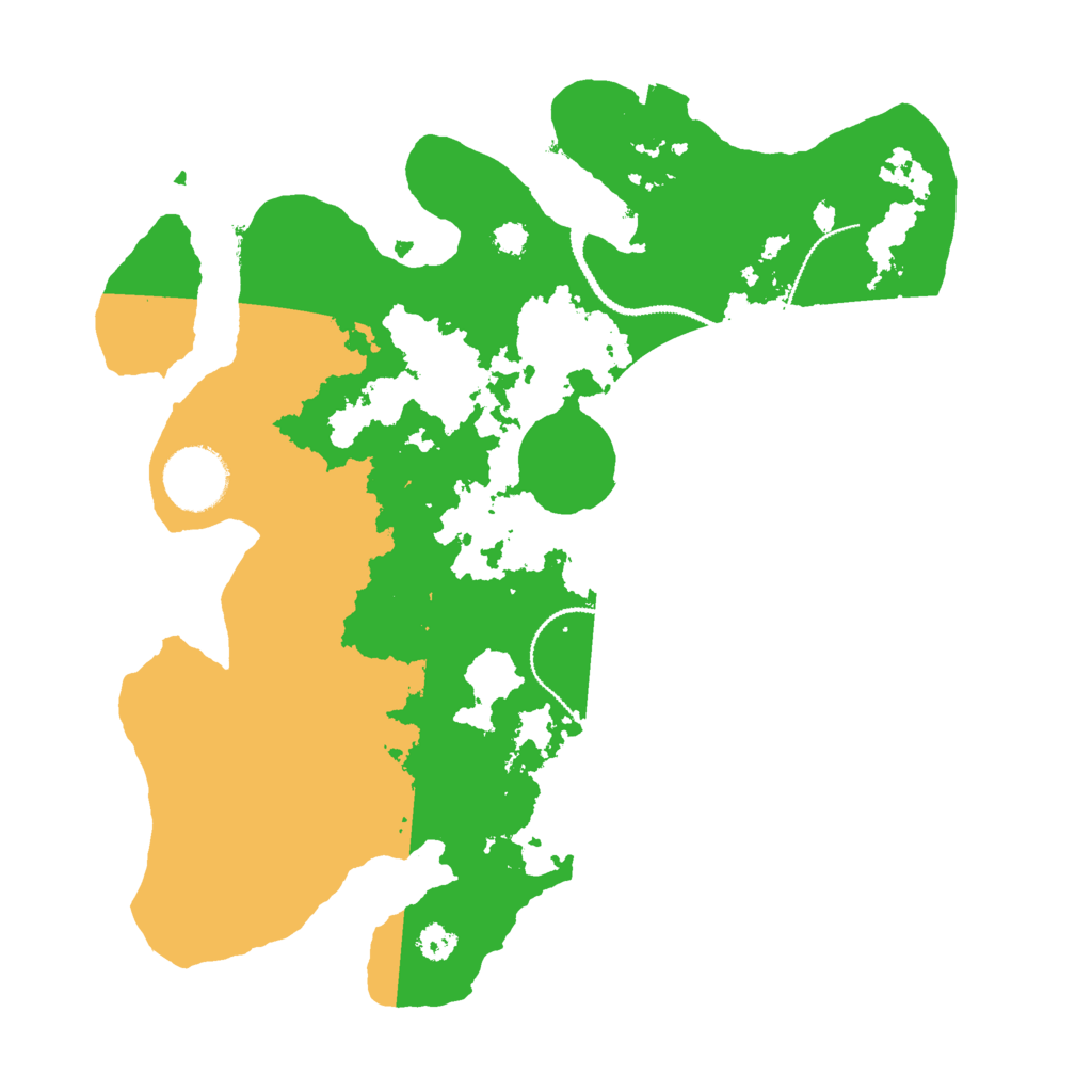 Biome Rust Map: Procedural Map, Size: 3000, Seed: 746938282