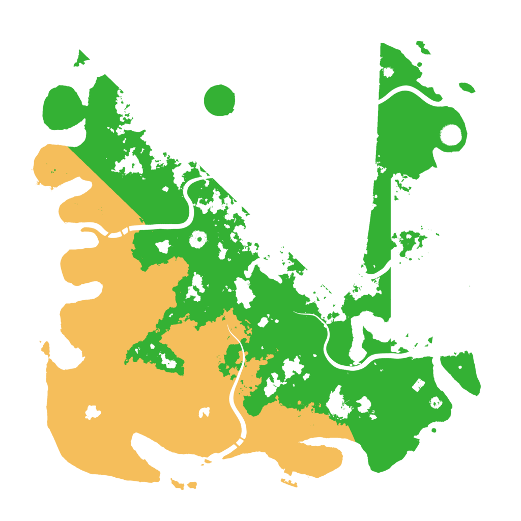 Biome Rust Map: Procedural Map, Size: 4500, Seed: 276988076