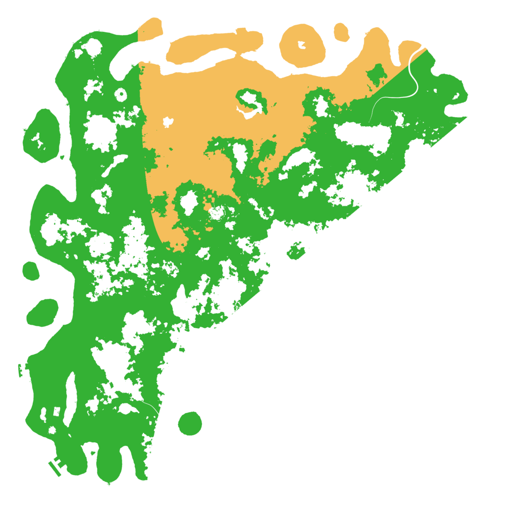 Biome Rust Map: Procedural Map, Size: 6000, Seed: 1634769161