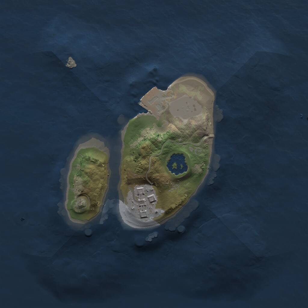 Rust Map: Procedural Map, Size: 1488, Seed: 2112302129, 2 Monuments