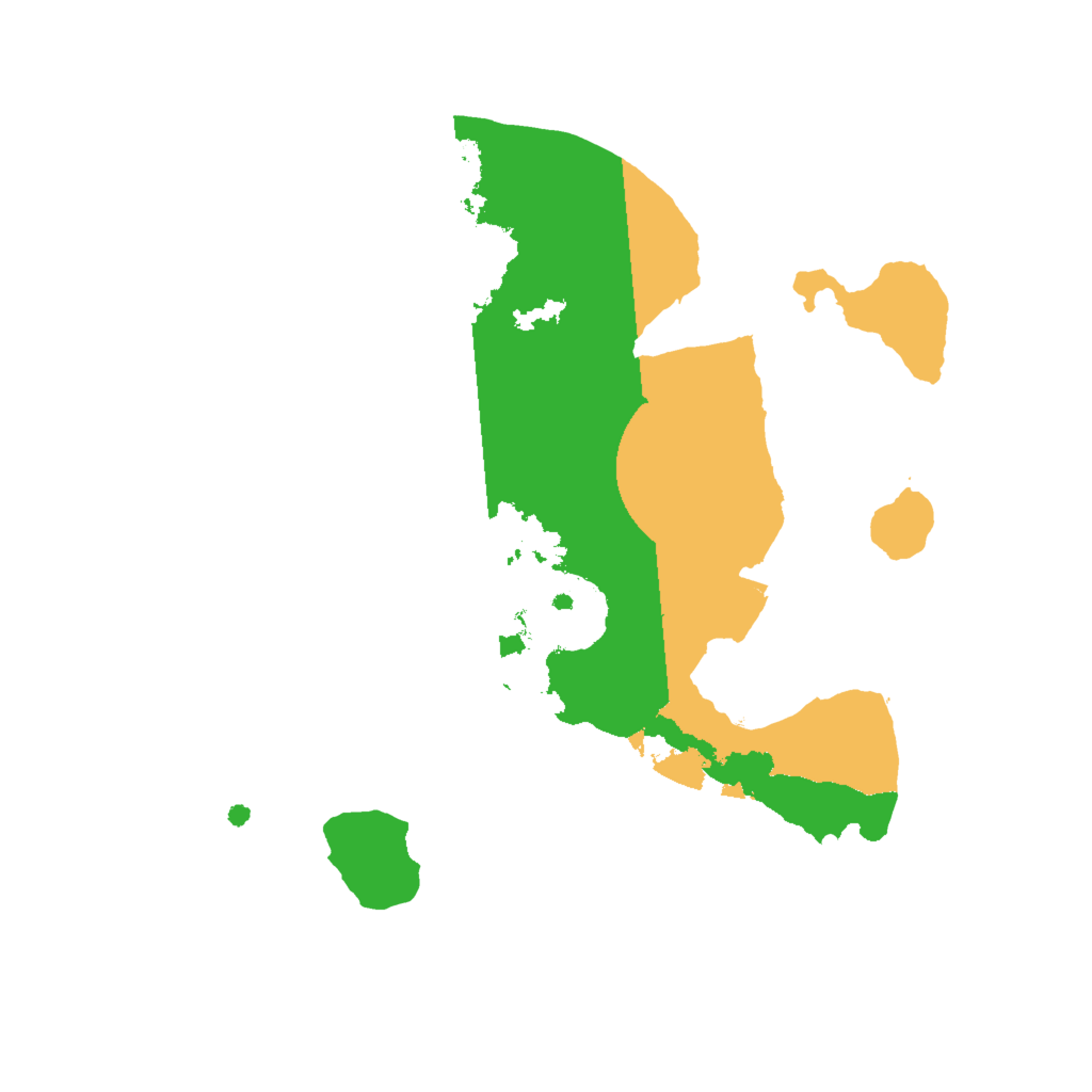 Biome Rust Map: Procedural Map, Size: 2000, Seed: 65169