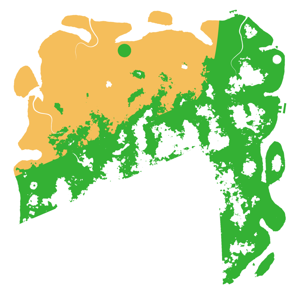 Biome Rust Map: Procedural Map, Size: 6000, Seed: 1403790315