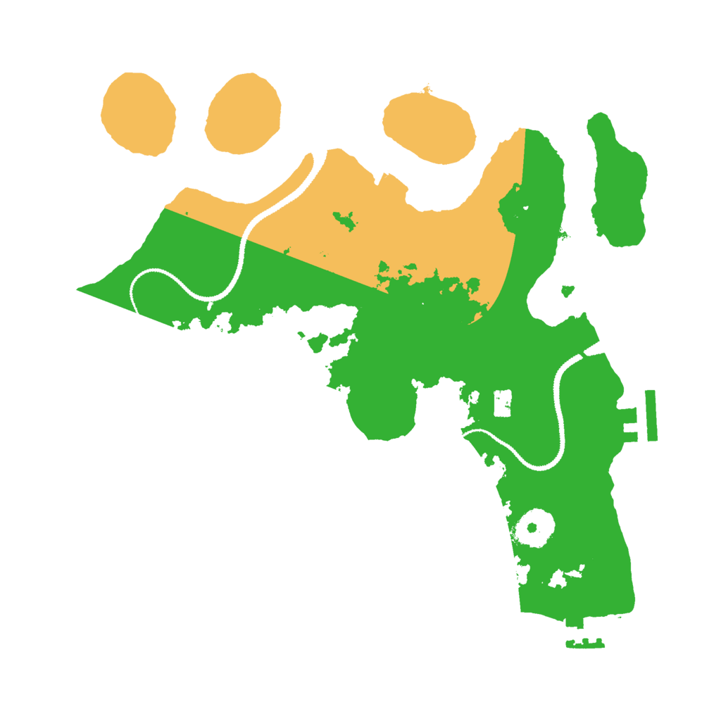 Biome Rust Map: Procedural Map, Size: 2850, Seed: 996458742