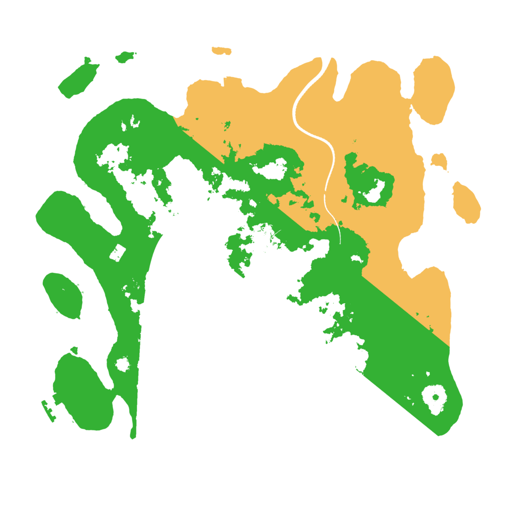 Biome Rust Map: Procedural Map, Size: 3300, Seed: 573126145