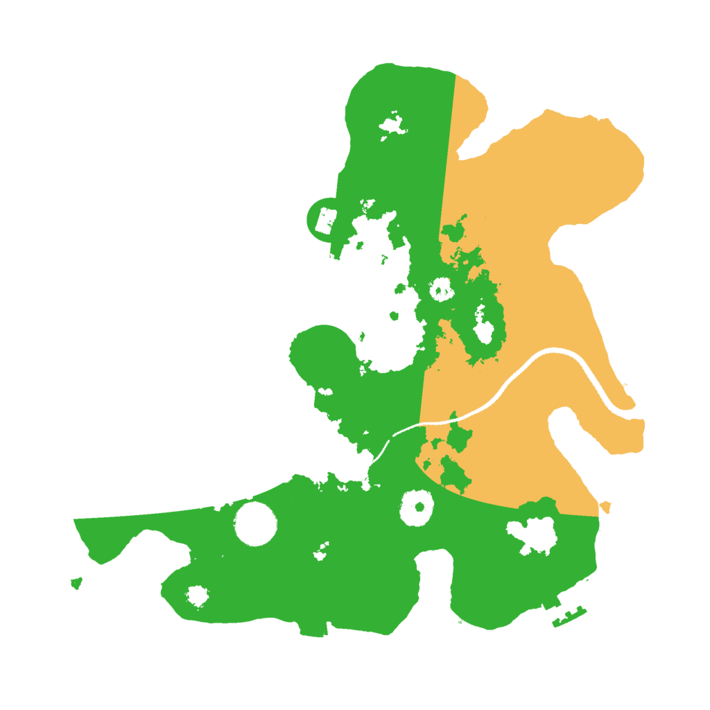 Biome Rust Map: Procedural Map, Size: 3000, Seed: 455960347