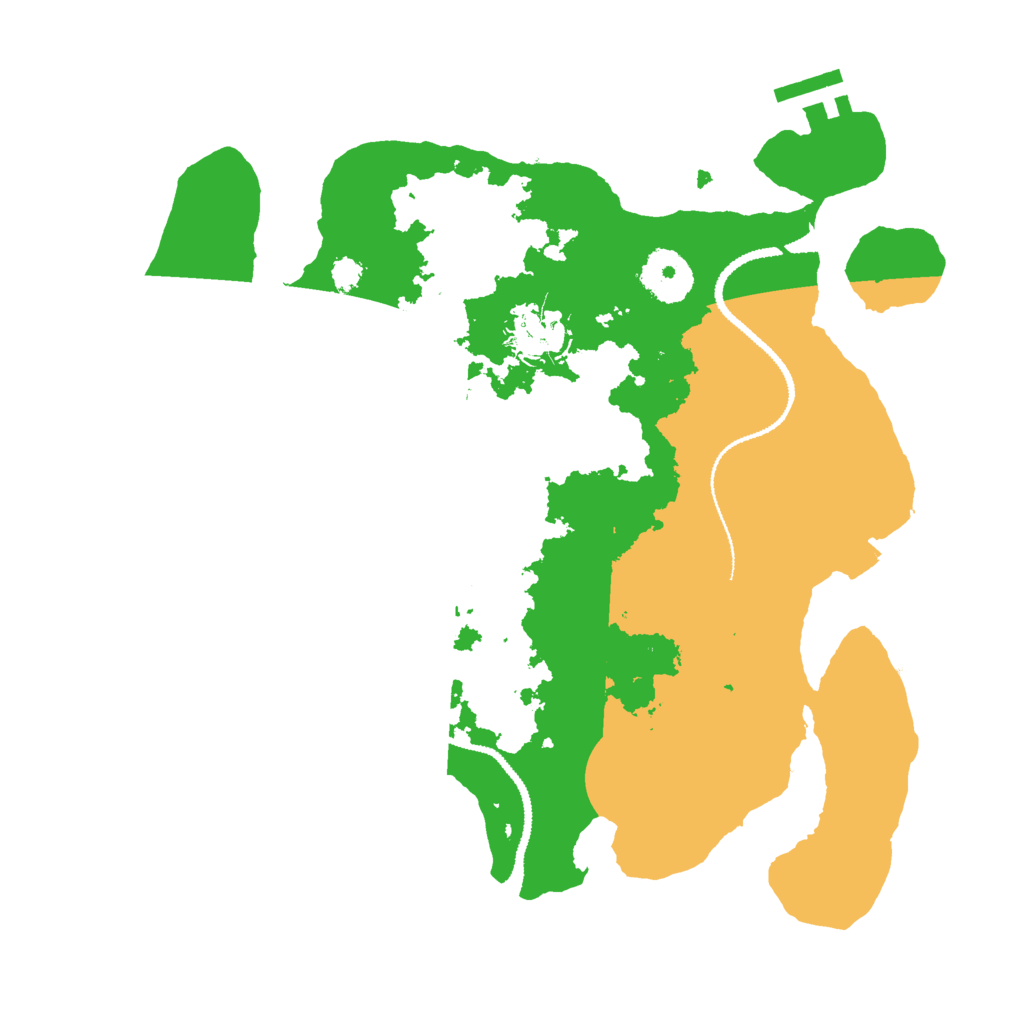 Biome Rust Map: Procedural Map, Size: 3000, Seed: 1969