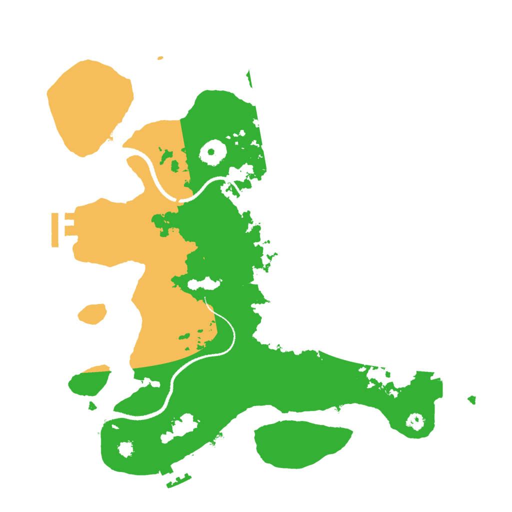 Biome Rust Map: Procedural Map, Size: 3000, Seed: 931211