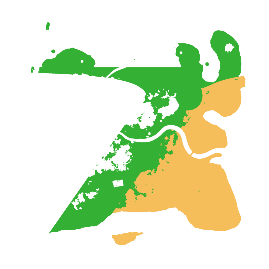 Biome Rust Map: Procedural Map, Size: 2800, Seed: 988289738