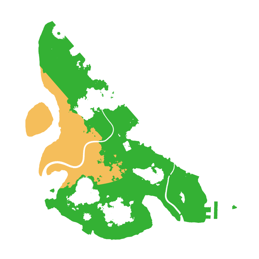 Biome Rust Map: Procedural Map, Size: 3000, Seed: 1053