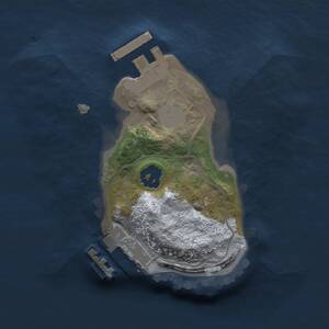 Thumbnail Rust Map: Procedural Map, Size: 1488, Seed: 1922716194, 3 Monuments