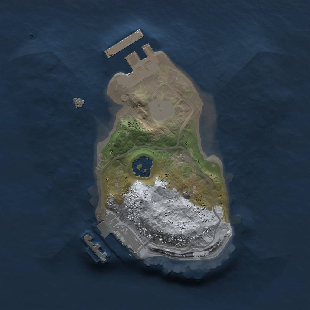 Rust Map: Procedural Map, Size: 1488, Seed: 1922716194, 3 Monuments