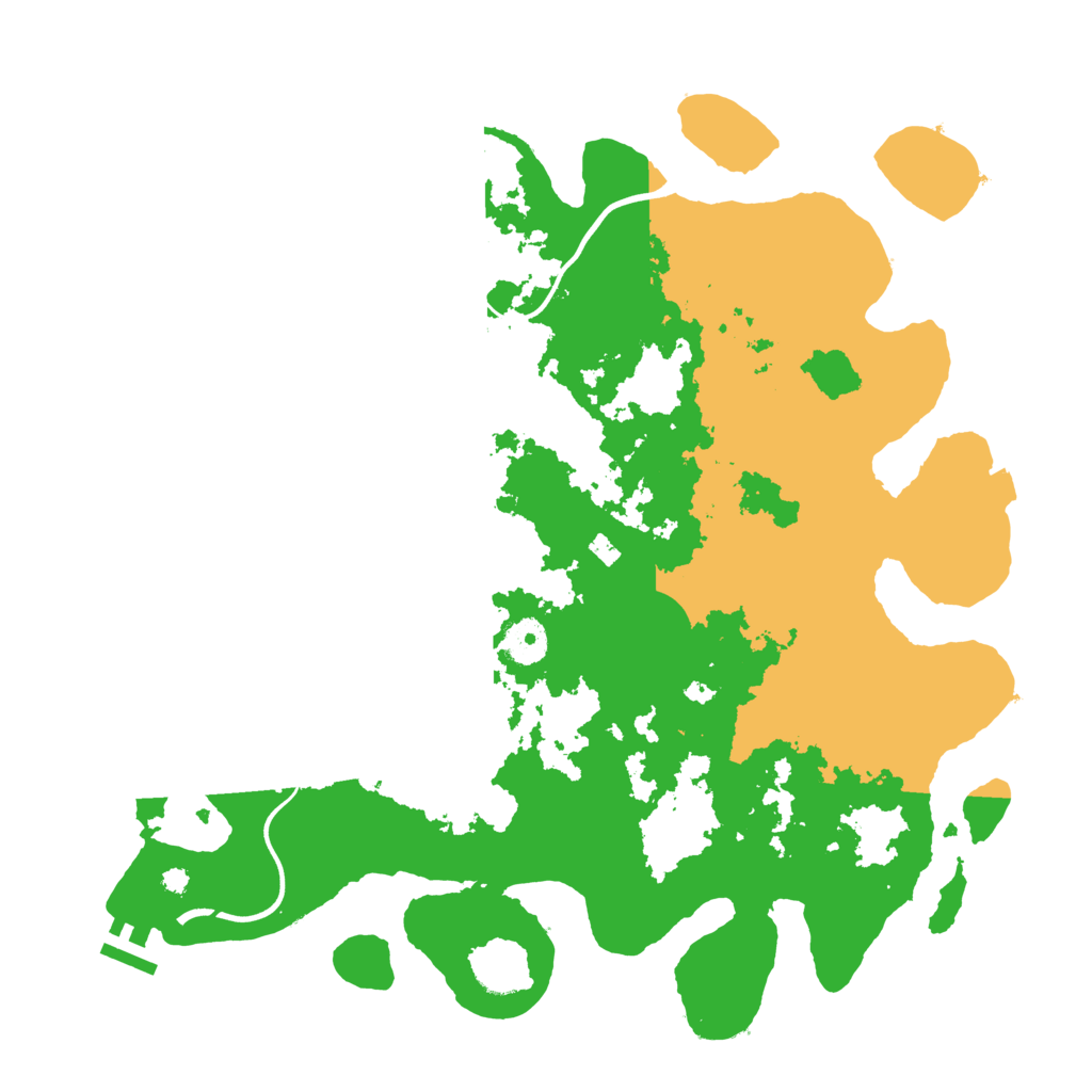 Biome Rust Map: Procedural Map, Size: 3800, Seed: 690270265